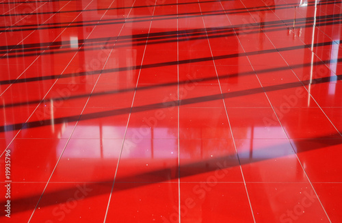 Fussboden abstrakt rot