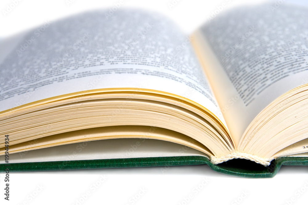 Cover open book