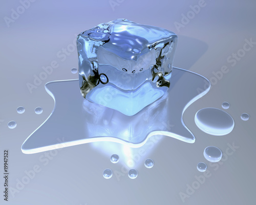 ice cube melting