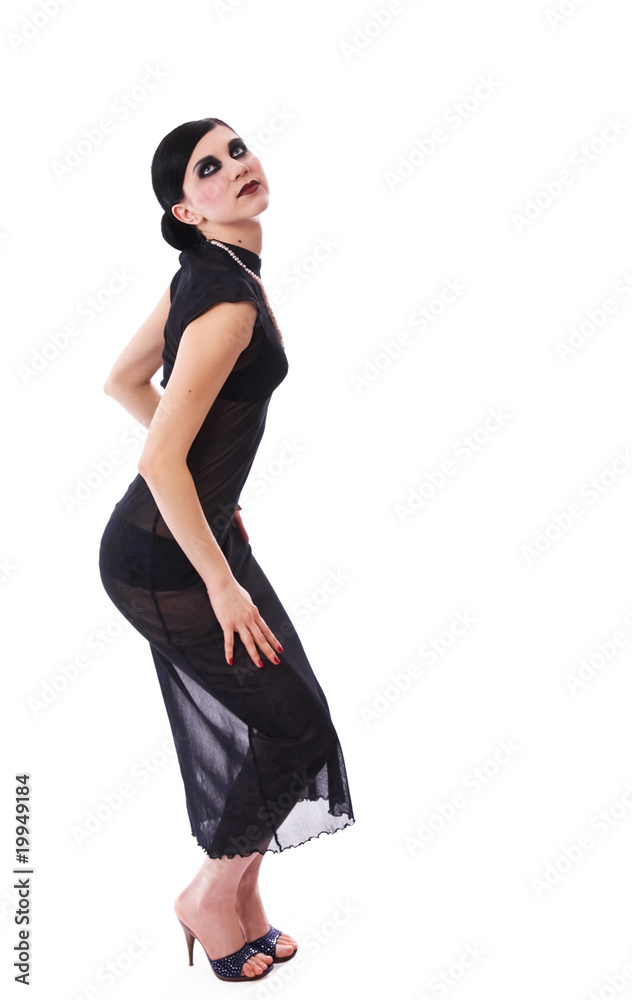 Fototapeta premium Retro styled seductive girl