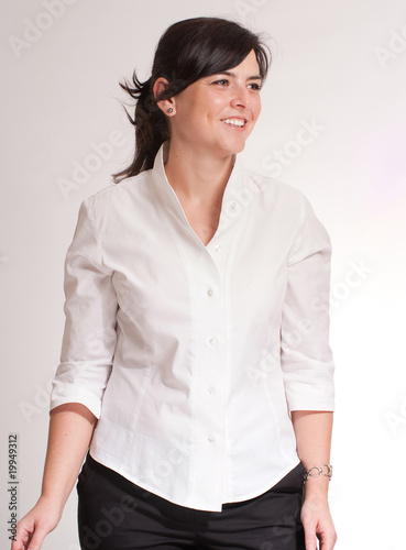 Smiling female professional