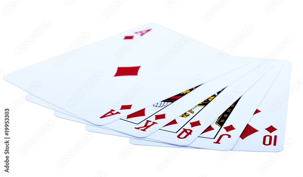 Obraz premium Royal Flush Diamonds