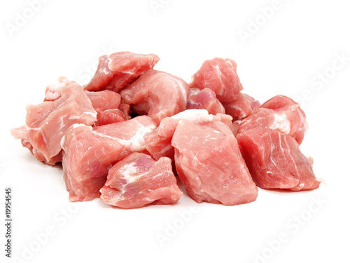 chopped pork meat