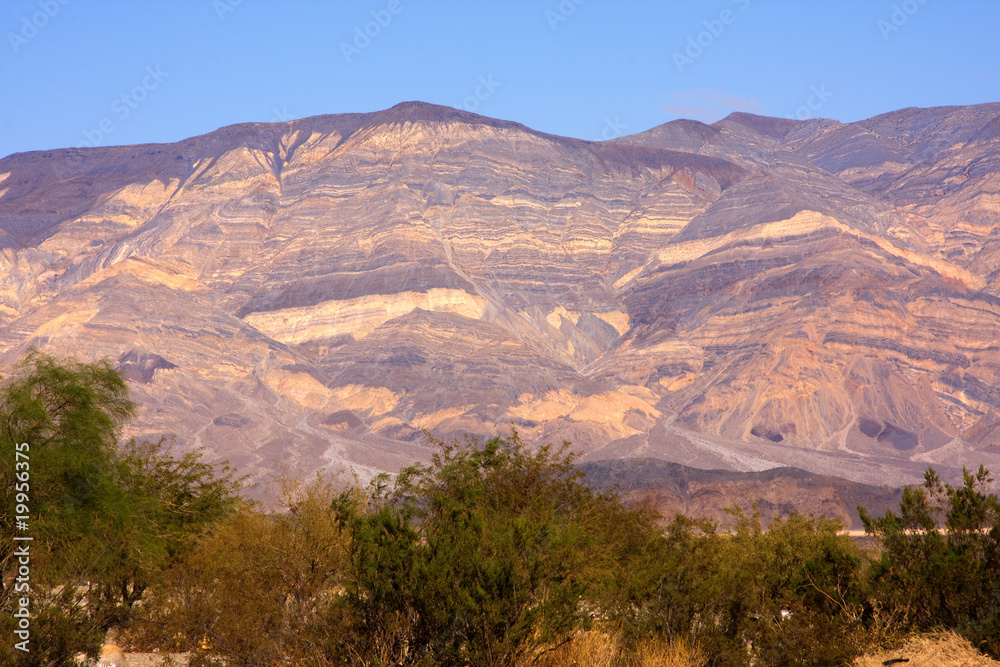 Evening sun on Panamint mountains, Death Valley National Park