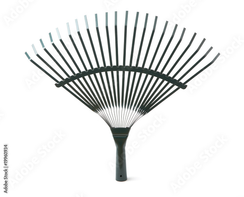 Fotografia Rake isolated