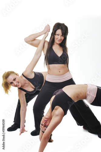 Fototapeta Naklejka Na Ścianę i Meble -  woman fitness group