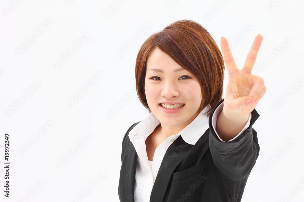 ピース女性 ピース女性