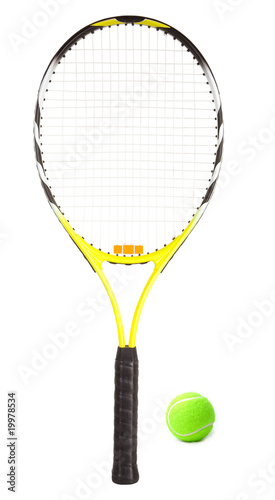 Tennis Racket and Ball