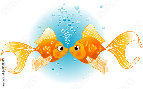 Two Fishes in love
