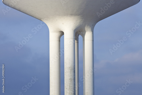 White watertower