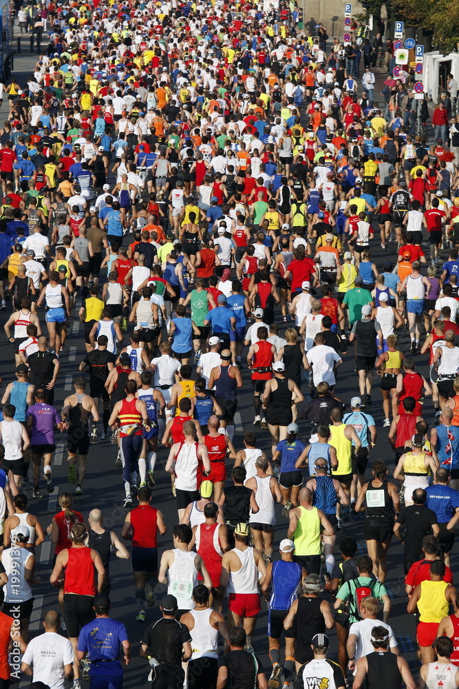 Läufer beim Marathon