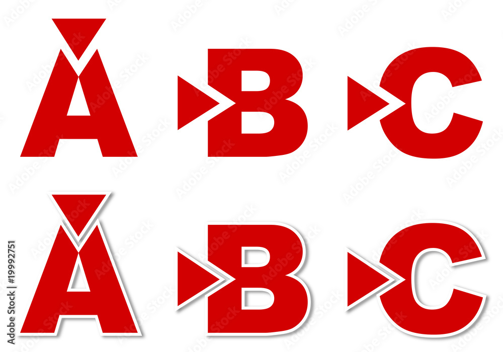 ABC mit Dreieck