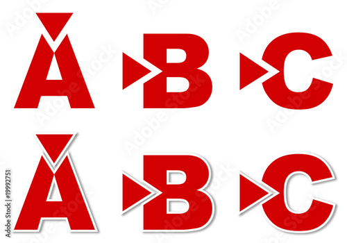 ABC mit Dreieck