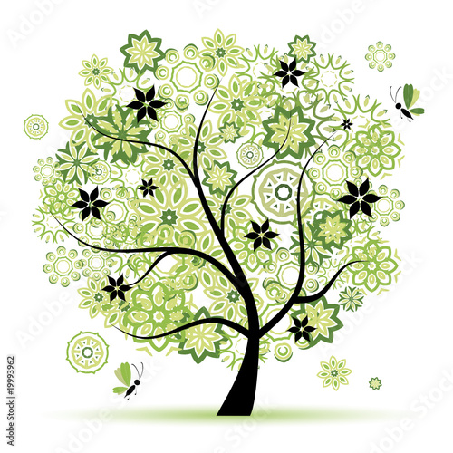 Floral tree beautiful