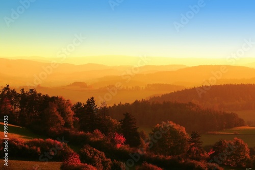 landscape in south Bohemia