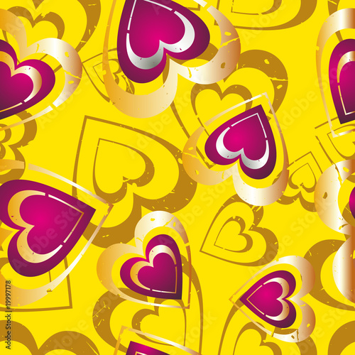 Seamless background with heart