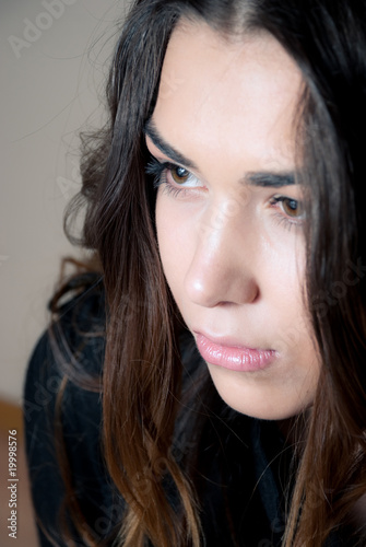 beautiful woman face