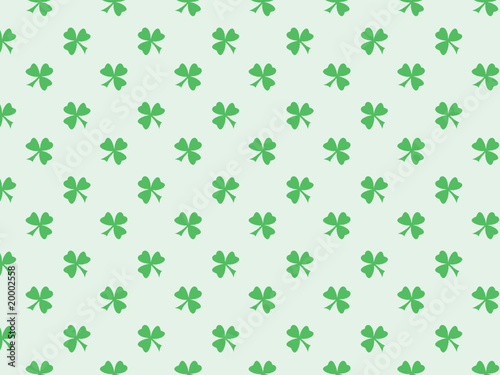 Pattern "Shamrocks" (symbol patrick day green saint festival)