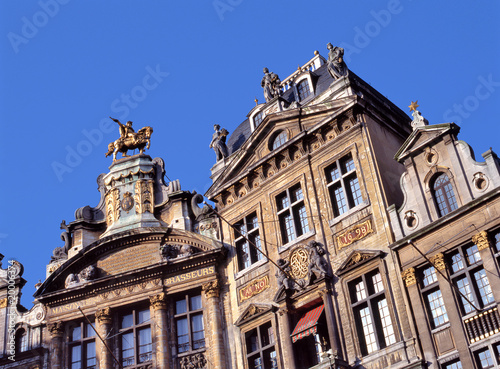 A view of the Grand Place in Brussels, Belgium.