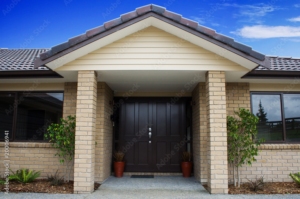 Modern House Front Entrance Modern House Front Entrance