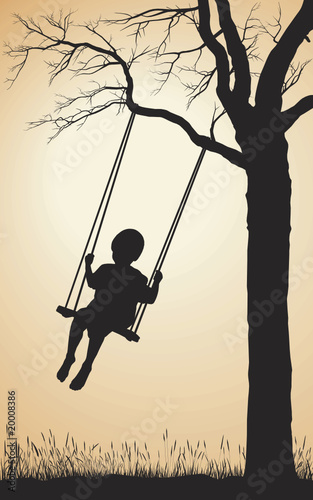 Child to swing on a tree © gepard