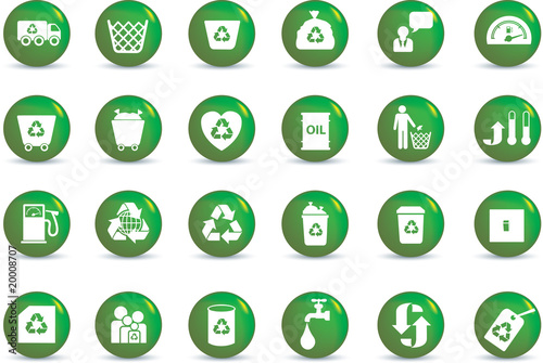 Eco icon set