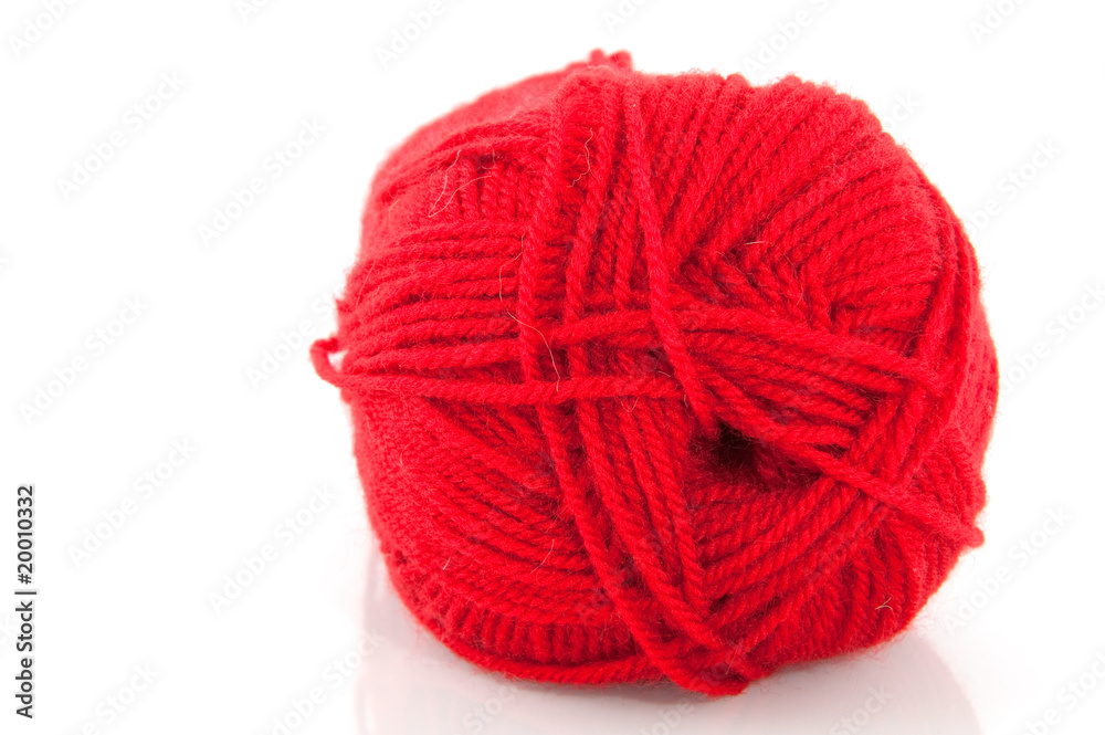 Fototapeta premium red wool