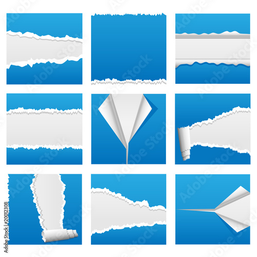 Torn Paper Set 1
