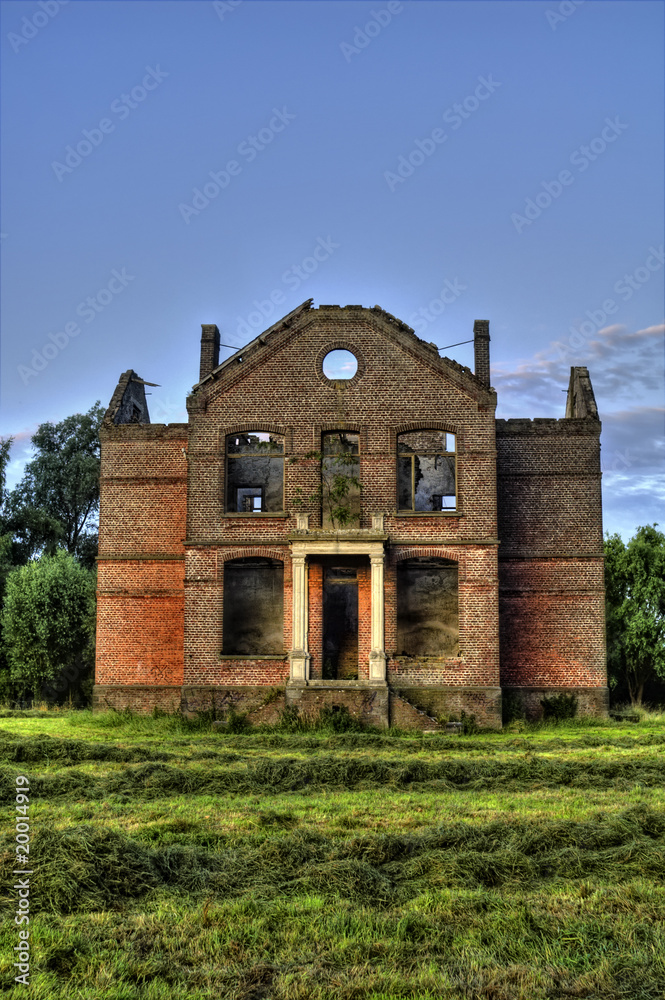 Formal famous ghosthouse of Sas van Gent before destroying Formal famous ghosthouse of Sas van Gent before destroying