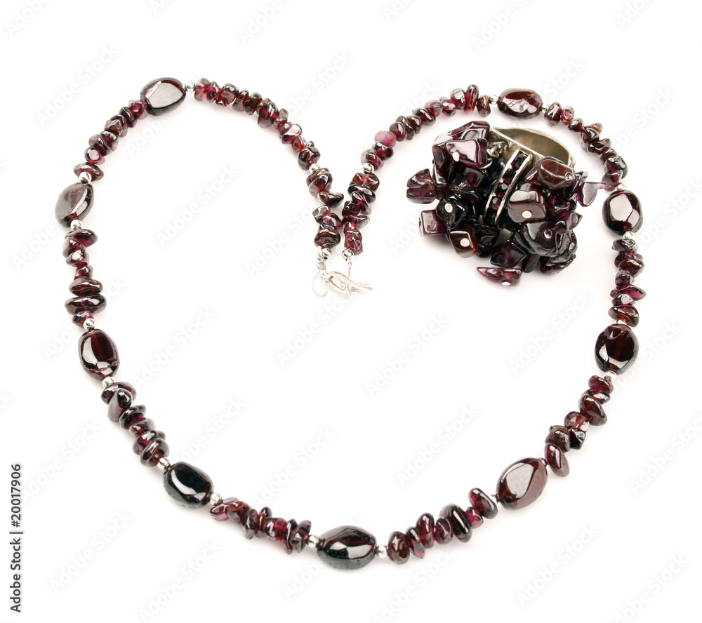 Obraz premium Neckllace and ring