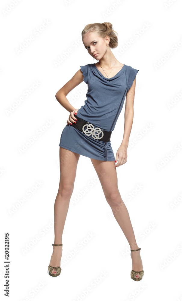 Fototapeta premium beautiful blonde european girl