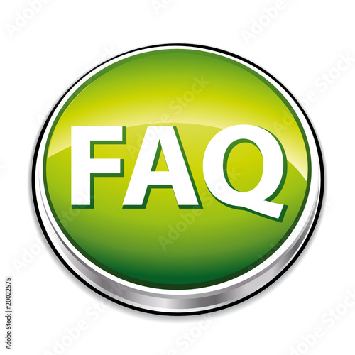 Green faq button