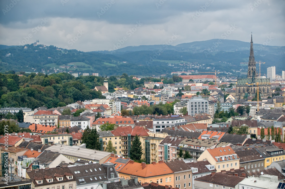 Über den Dächern von Linz