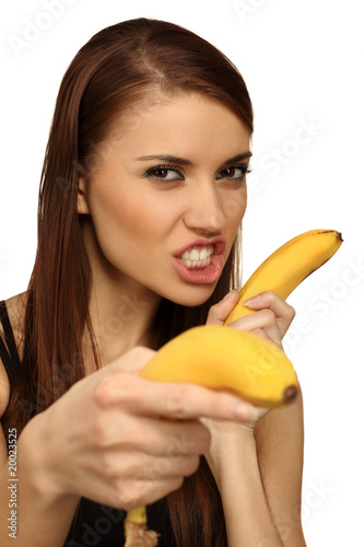 The woman with bananas