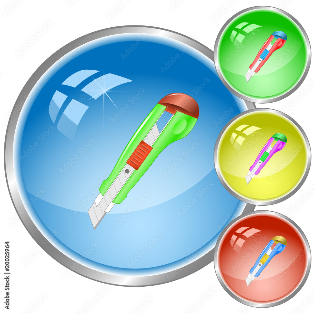 Naklejka premium vector icon of knife
