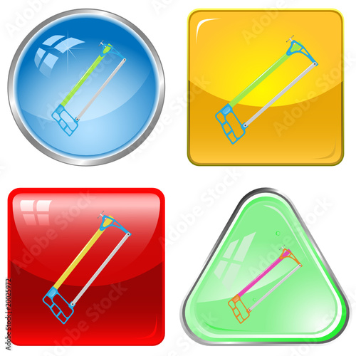 vector icon of hacksaw