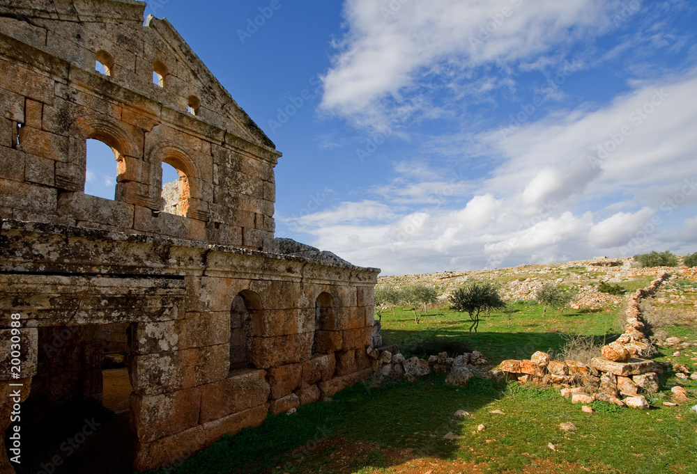 Ruins of the dead city of Serjilla