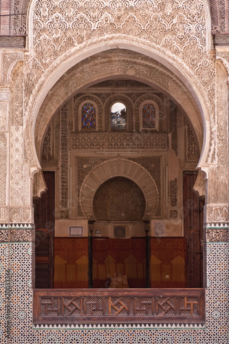 Old university in the medine of Fes (Morocco)