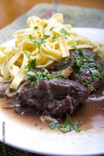 Obraz na płótnie Assiette de Bourguignon w salonie