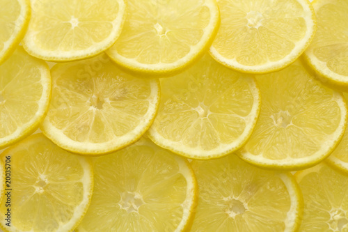 Slices of lemon background