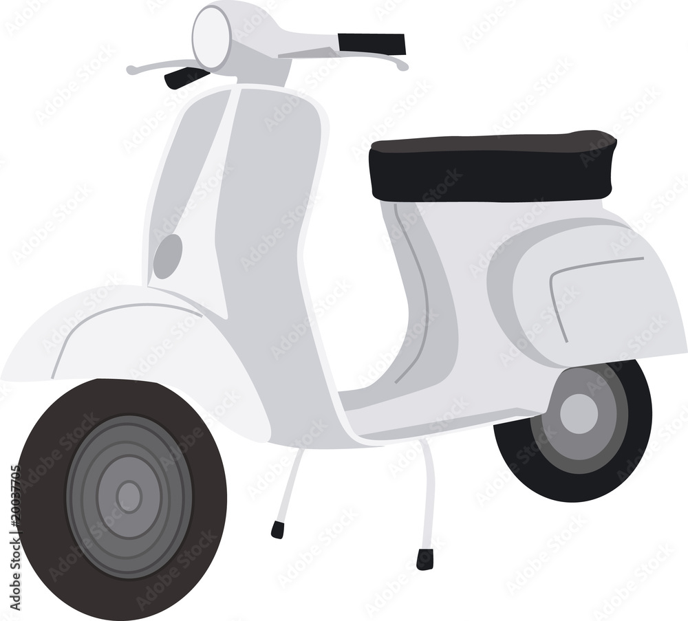 Fototapeta premium Graue scooter II