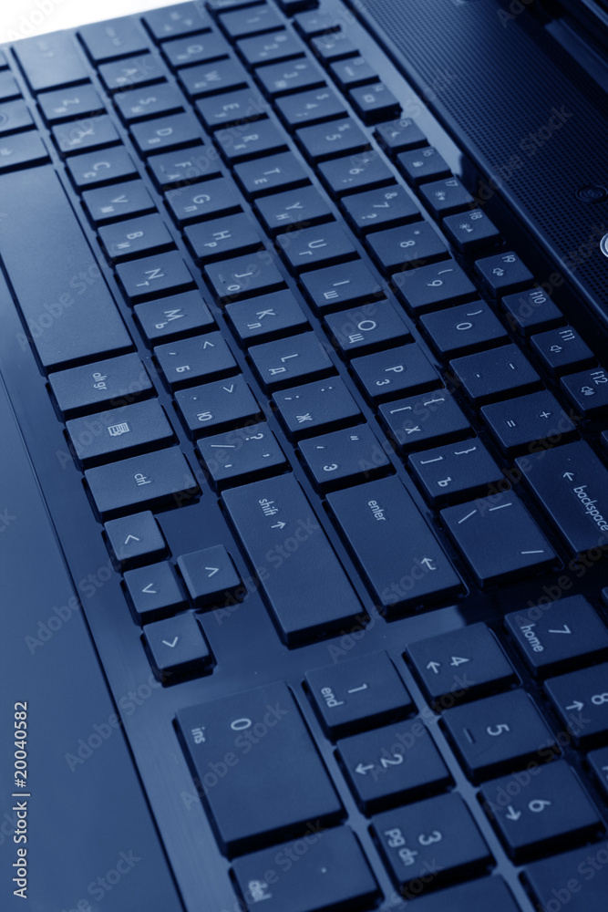 closeup of black laptop keyboard closeup of black laptop keyboard