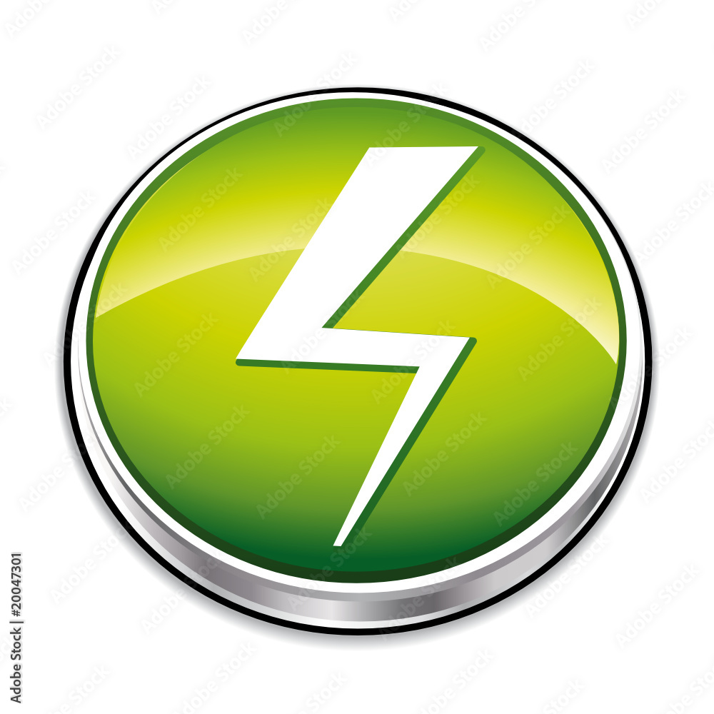 Thunder button concept Thunder button concept