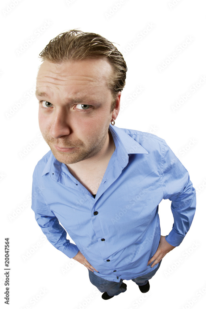 Skeptical male Skeptical male
