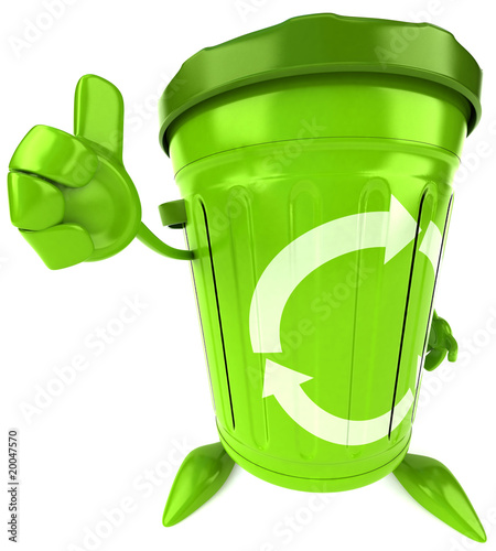 Poubelle verte