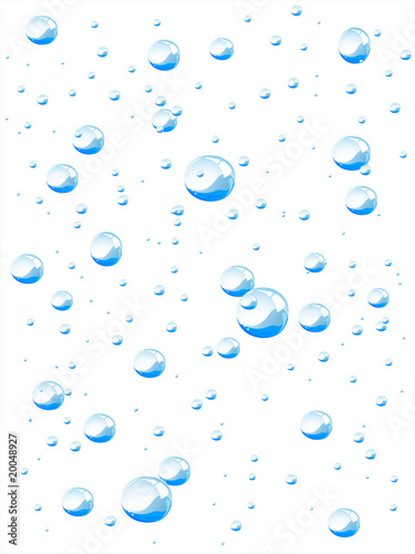 Luftblasen im Wasser