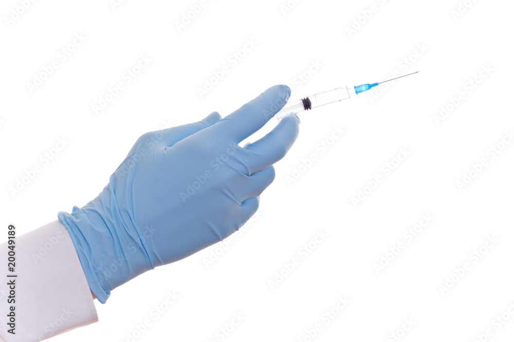 Syringe with vaccine Syringe with vaccine