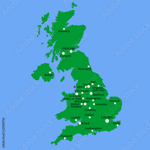 UK map
