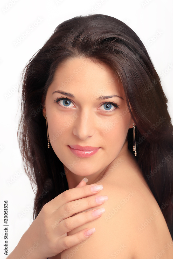 Portrait of a beautiful caucasian young woman Portrait of a beautiful caucasian young woman