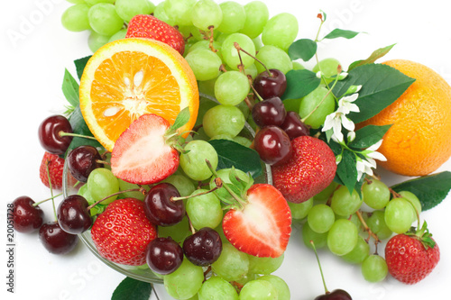 Still-life of fresh fruit